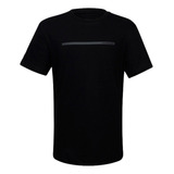 Camiseta Calvin Klein Jeans Infantil Palito Ck Gel Preta