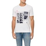 Camiseta Calvin Klein Universal Culture CM2OC01TC003 Masculino Casual XG Branco 