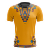 Camiseta Camisa África Dashik Cultura Africana