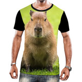 Camiseta Camisa Animais Silvestres Capivara Rato Gigante 2