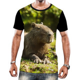 Camiseta Camisa Animais Silvestres Capivara Rato Gigante 4
