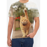 Camiseta Camisa Animal Gato Fofo Estimação