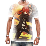 Camiseta Camisa Anime Jogo Genshin Impact Diluc Rpg Ação 5