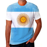 Camiseta Camisa Argentina Pais Time Jogo Em Alta 4