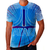 Camiseta Camisa Atari Game Jogo Antigo