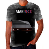 Camiseta Camisa Atari Game Jogo Antigo Masculina Ke10