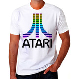 Camiseta Camisa Atari Game Jogo Antigo Masculina Ke12