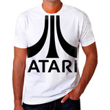 Camiseta Camisa Atari Game Jogo Antigo Masculina Ke13