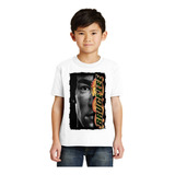 Camiseta Camisa Ator Lutador Bruce Lee Infantil Criança (a)
