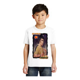 Camiseta Camisa Ator Lutador Bruce Lee Infantil Criança (b)