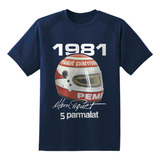 Camiseta Camisa Automobilismo Capacete Nelson Piquet