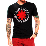 Camiseta Camisa Banda De Rock Red Hot Logo Chili Peppers