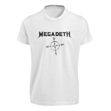 Camiseta Camisa Banda Rock Megadeth Pronta