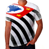 Camiseta Camisa Bandeira Do Estado De São Paulo Pátria 05