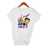 Camiseta Camisa Betty Boop Desenho Oferta