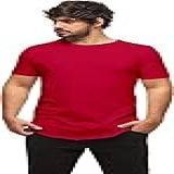 Camiseta Camisa Blusa Oversized Longline Masculina Swag BR Alfa XG Regular Vermelho 