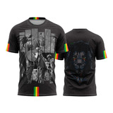 Camiseta Camisa Bob Marley Cantor Reggae