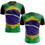 Camiseta Camisa Brasil Brasileira Time Seleção Patriota 14