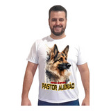 Camiseta Camisa Cachorro Pastor Alemão Pronta