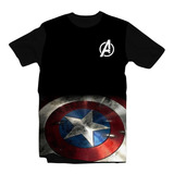 Camiseta camisa Capitão America Escudo Vingadores