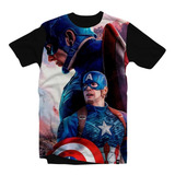 Camiseta camisa Capitão America Vingadores avengers 1