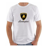 Camiseta Camisa Carro Lamborghini Marca Adulto Masculina