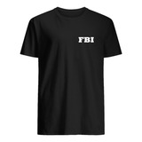 Camiseta Camisa Fbi Agente Swat Fantasia