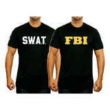 Camiseta Camisa Fbi Swat Police Sheriff