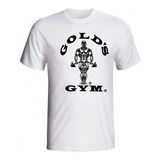 Camiseta Camisa Gold s Gym Bodybuilder