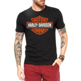 Camiseta Camisa Harley Davidson Brasão Original