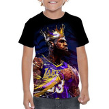 Camiseta Camisa Infantil 623 Lebron James Jogador Basquete