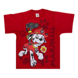 Camiseta Camisa Infantil Desenho Patrulha Canina