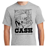 Camiseta Camisa Johnny Cash Solitary Man
