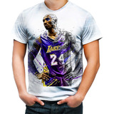 Camiseta Camisa Kobe Bryant Basquete Nba 24 Lakers King Hd 3
