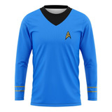 Camiseta Camisa Manga Longa 1966 Spock
