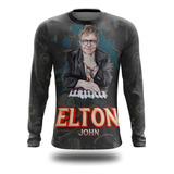 Camiseta Camisa Manga Longa Frio Elton