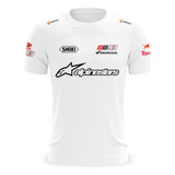 Camiseta camisa Marc Maquez Branca Moto Gp piloto Marquez