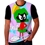 Camiseta Camisa Marvin Martian Desenho Infantil