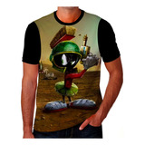 Camiseta Camisa Marvin Martian Desenho Infantil