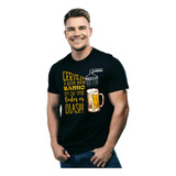 Camiseta Camisa Masculina Cerveja Bar Desenho