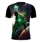 Camiseta Camisa Masculina Do Lanterna Verde Green Lantern