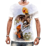 Camiseta Camisa Masculina Galo Índio Fazendeiro