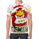 Camiseta Camisa Moranguinho Desenho Animado Infantil