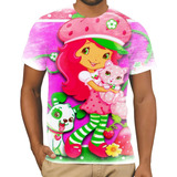 Camiseta Camisa Moranguinho Desenho Infantil Kids Filme 09