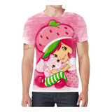 Camiseta Camisa Moranguinho Desenho Menina Infantil Bebê G13