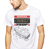 Camiseta Camisa Moto Honda Cbx 750 F 1987 Hollywood Motor