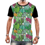 Camiseta Camisa Natureza Cactos