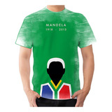 Camiseta Camisa Nelson Mandela África Do