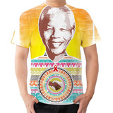 Camiseta Camisa Nelson Mandela África Do