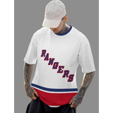 Camiseta Camisa New York Rangers Hockey Branco Full Ref1608